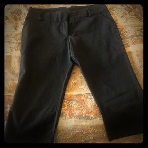 Maurices black crop pants